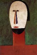 Kasimir Malevich Head Portrait painting